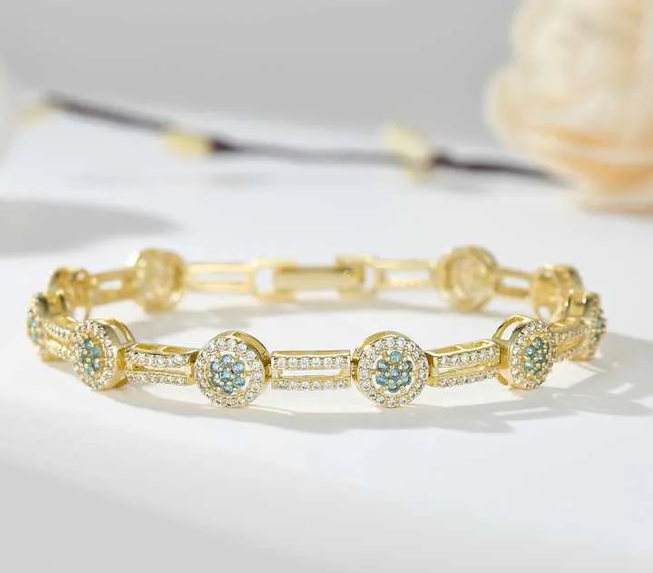 أساور سلسلة تنس نسائية أنيقة - Elegant Women's Tennis Chain Bracelets