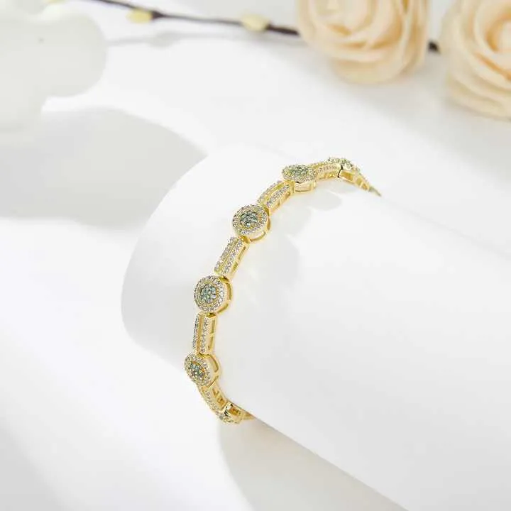 أساور سلسلة تنس نسائية أنيقة - Elegant Women's Tennis Chain Bracelets