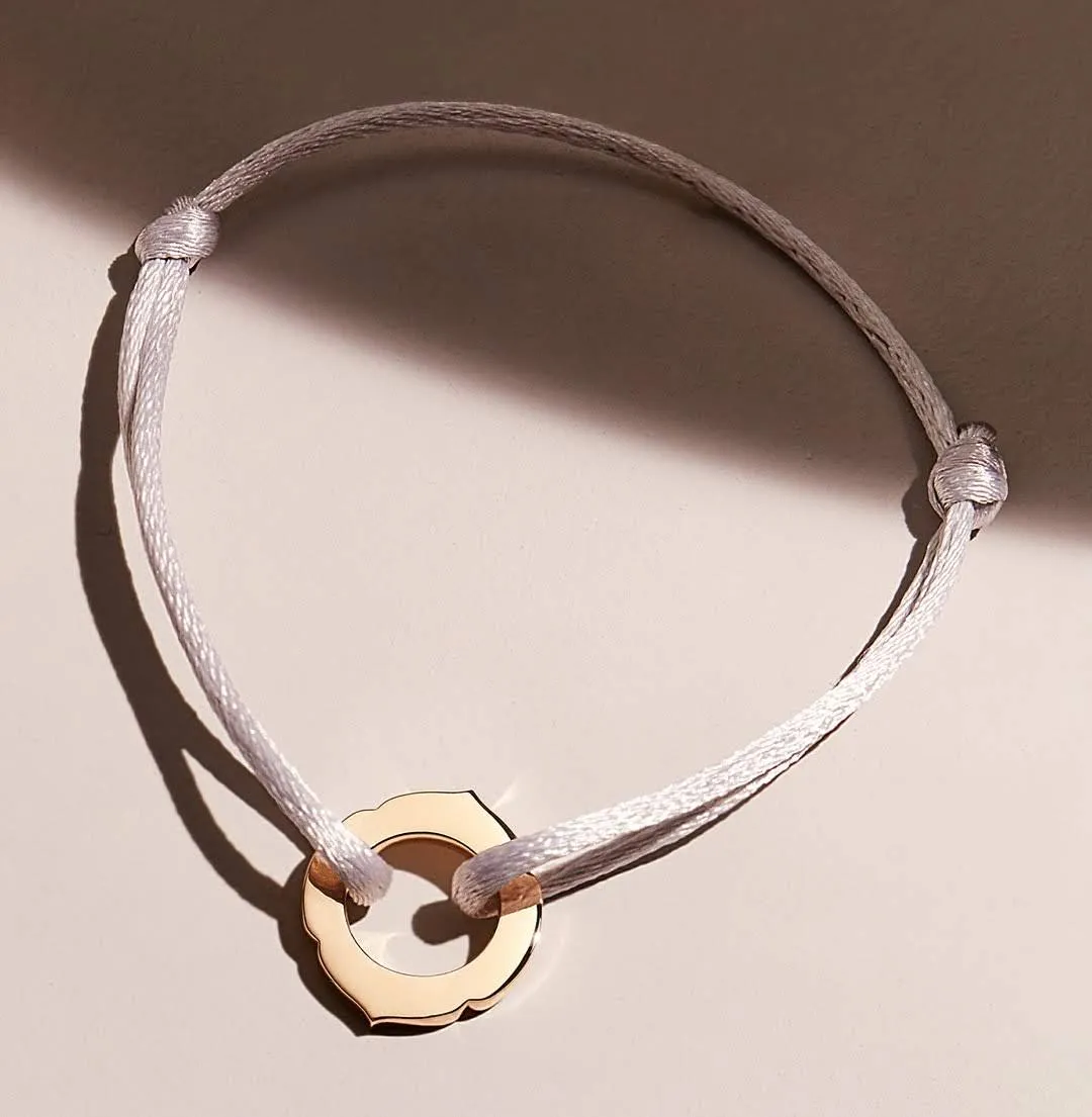 Aura - Rose Gold Cord Bracelet  (choose your colour cords)