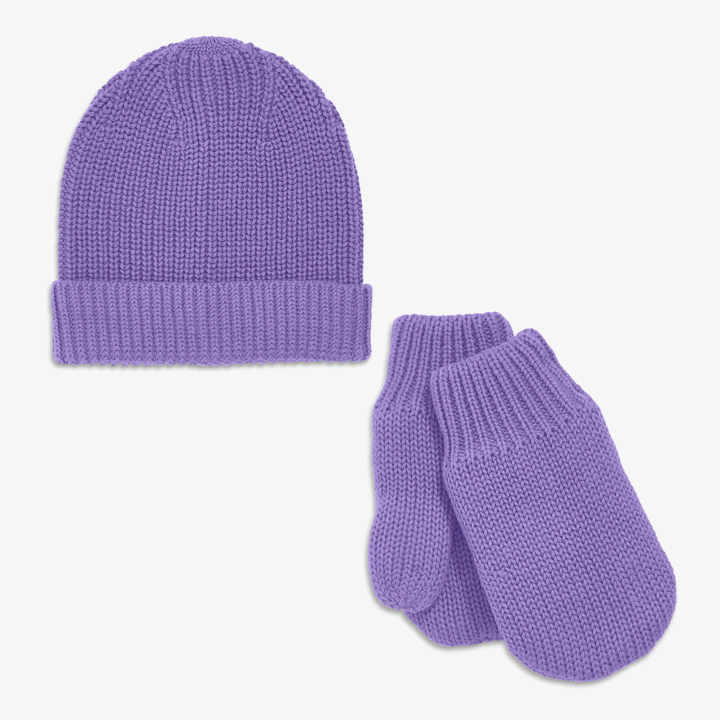 Baby beanie & mittens set