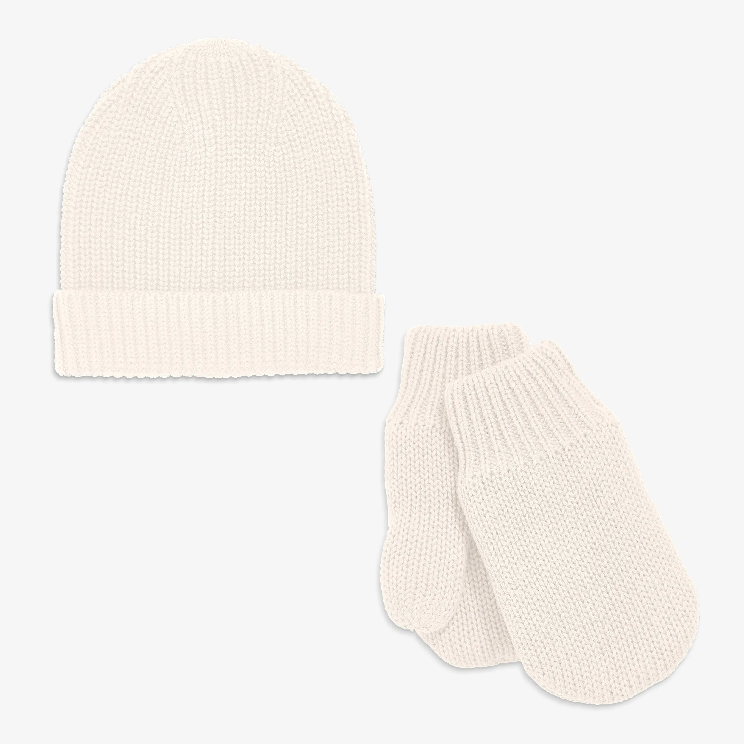 Baby beanie & mittens set