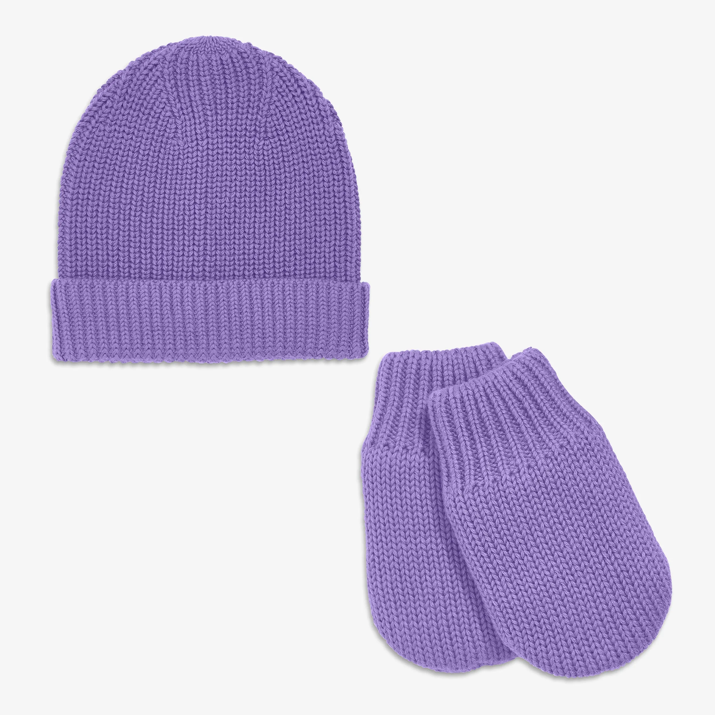 Baby beanie & mittens set