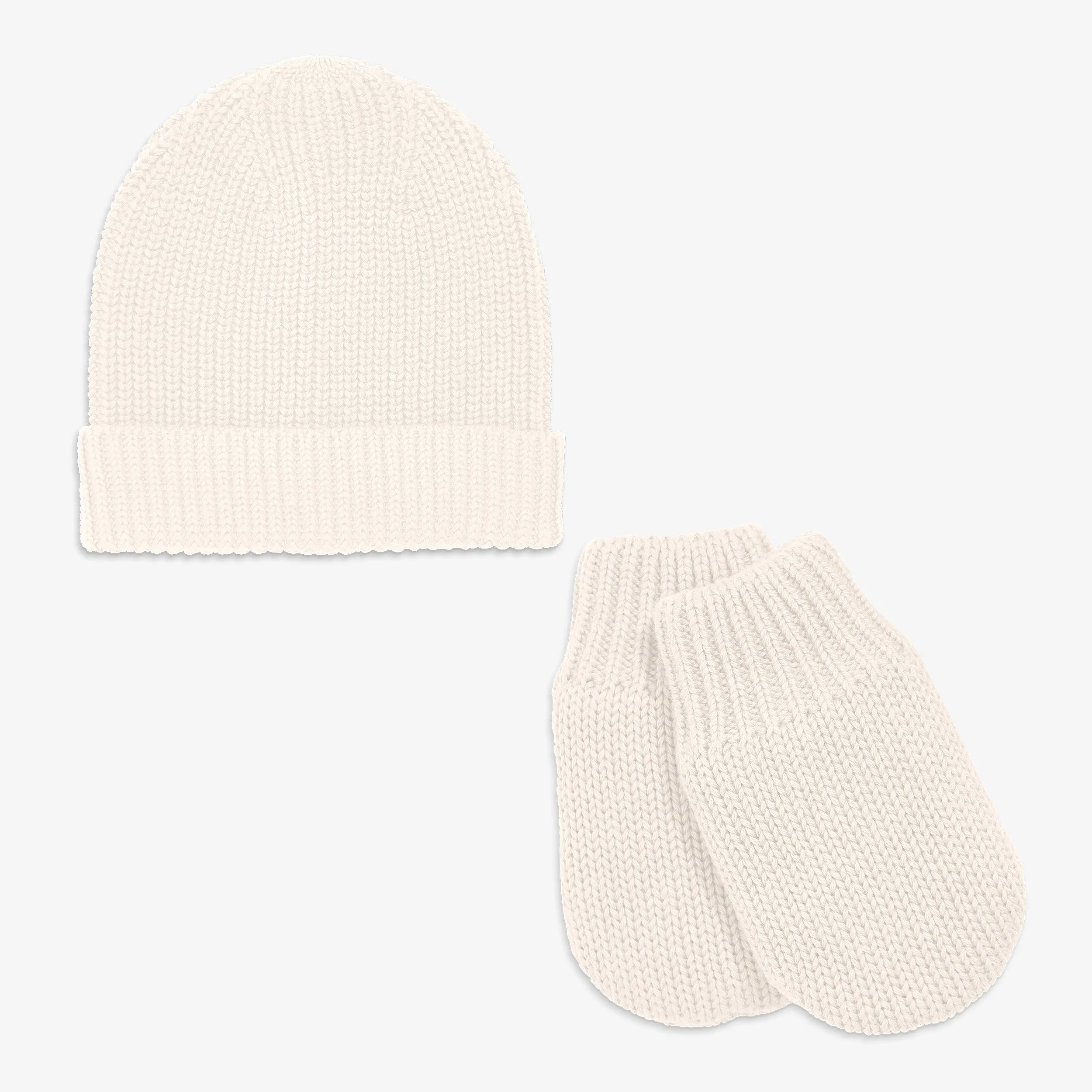 Baby beanie & mittens set