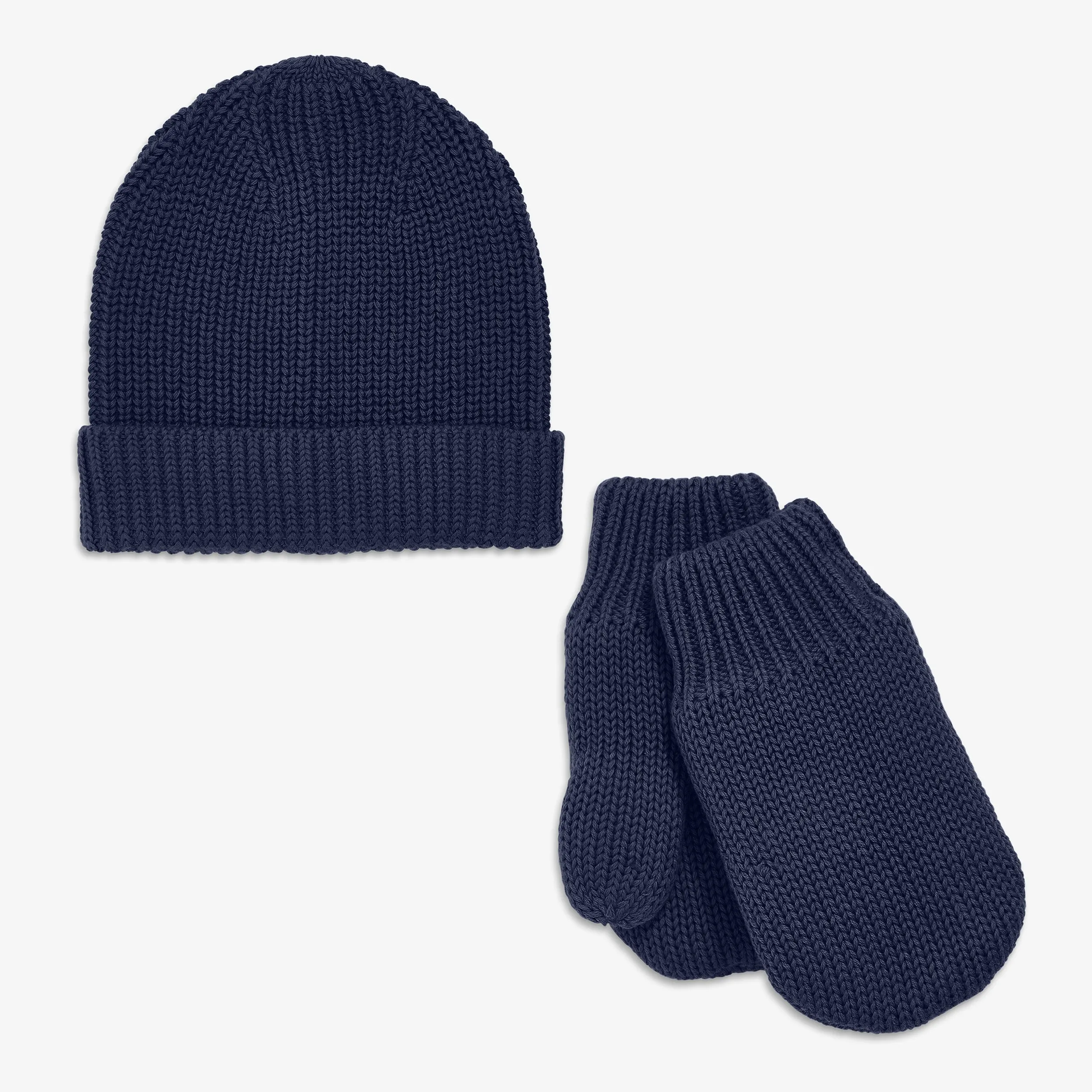 Baby beanie & mittens set