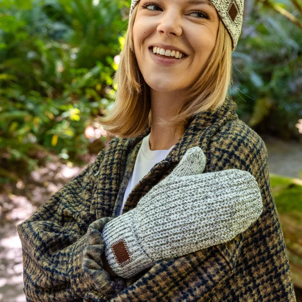 Black Speckled Mittens S/M