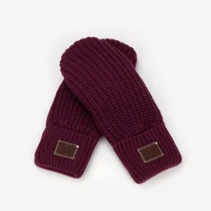 Burgundy Mittens S/M