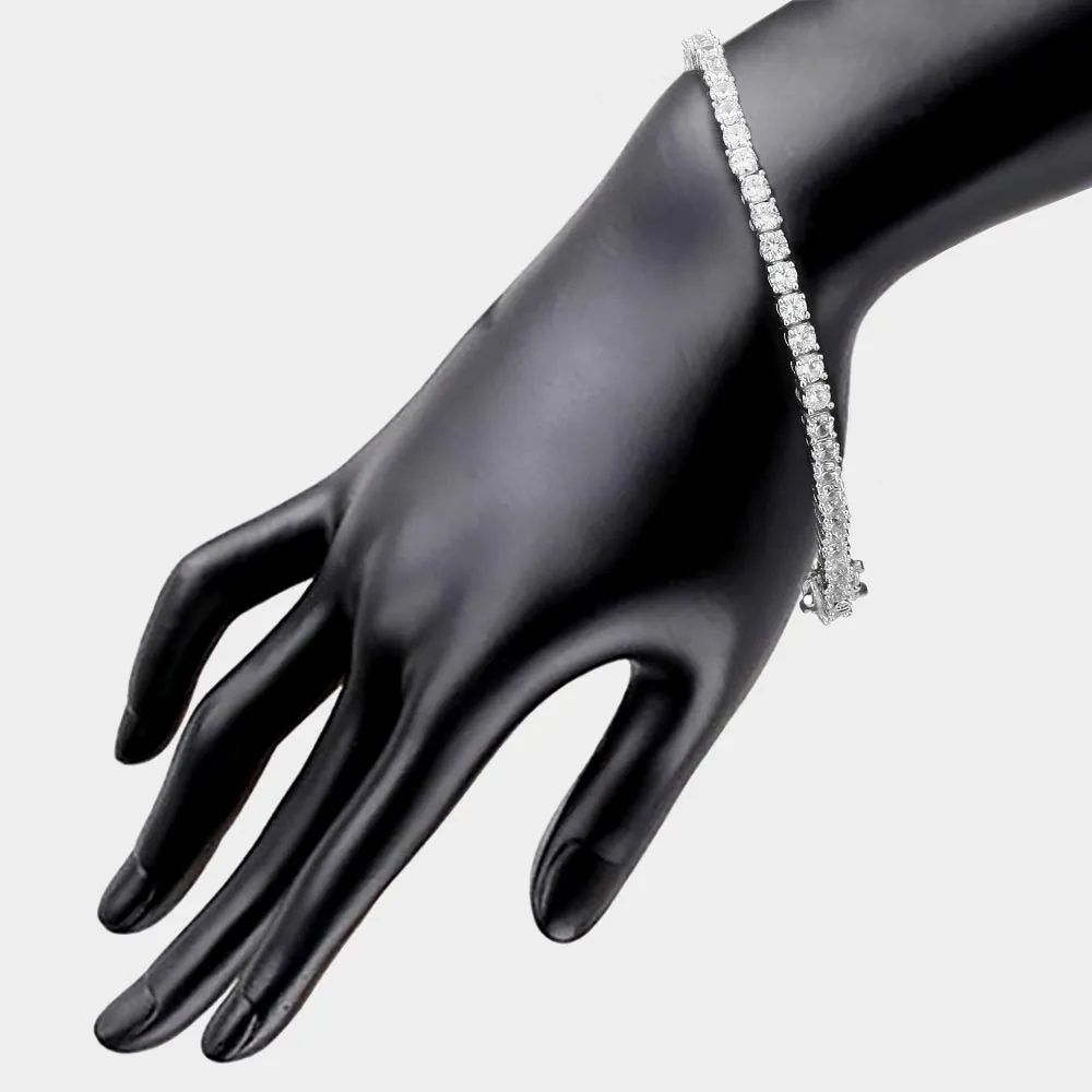 iLLASPARKZ CZ Tennis Evening Bracelet