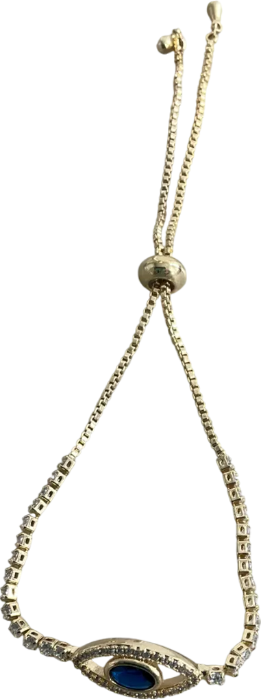 Una Vita Metallic Tennis Eye Bracelet UK S